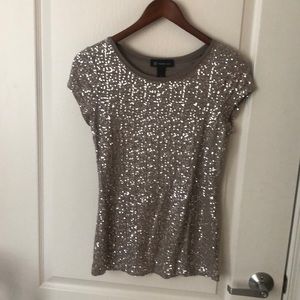 Short sleeved sparkle shirt